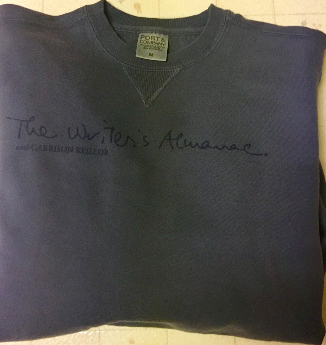 The Writer’s Almanac sweatshirt