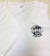 2020 Caribbean Cruise Circle Logo V-Neck - WHITE