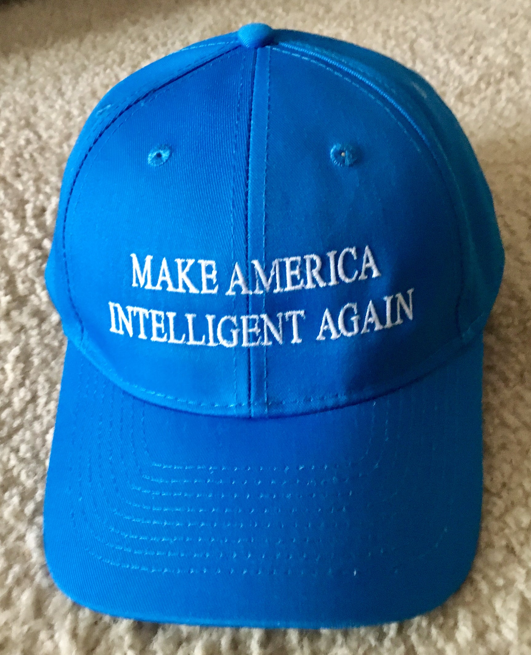 Make America Intelligent Again hat – ShopGarrisonKeillor.com