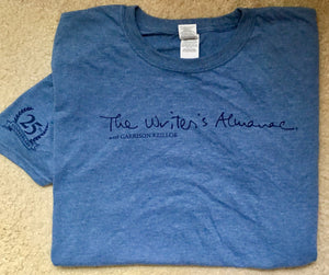 The Writer's Almanac 25th Anniversary T-shirt